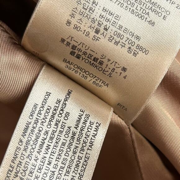 BURBERRY Daylesmoore Double Breasted Virgin Wool Cashmere Camel Coat - Picture 12 of 14